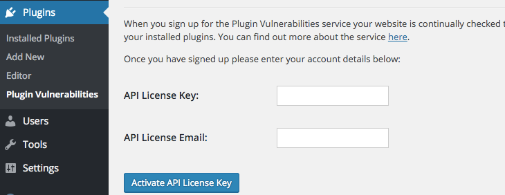 Enter API Details